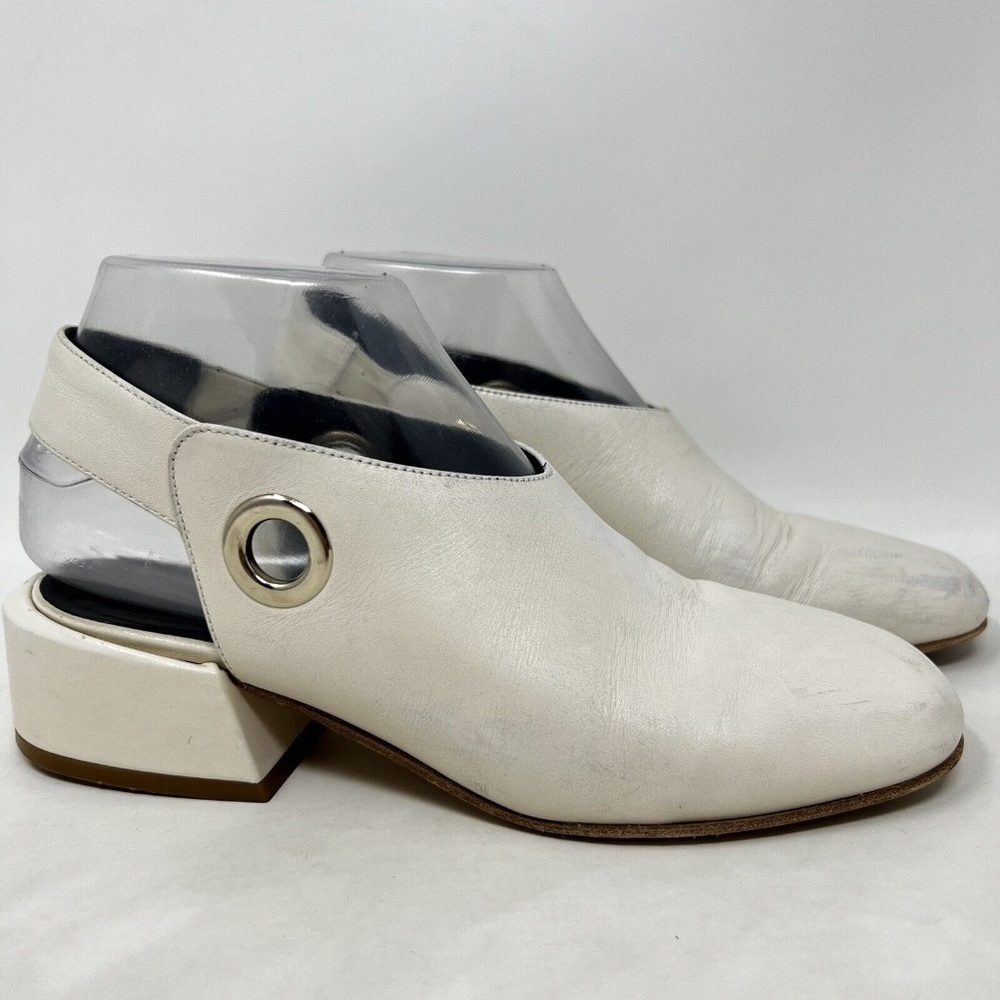 tibi slingback block heel pumps 35